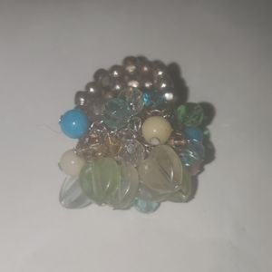 Stretch bead ring